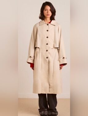 Damson Madder Camille Trench Coat EU Size 12/US Size 8 (Oversized)
